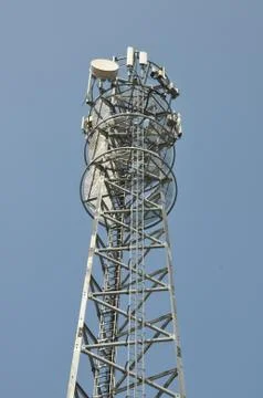 Communications tower Stock Photos