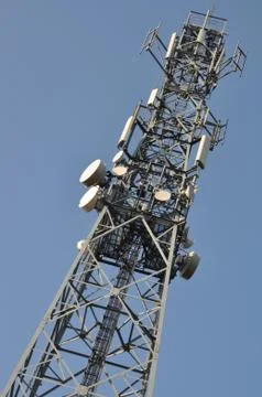 Communications tower 스톡 사진