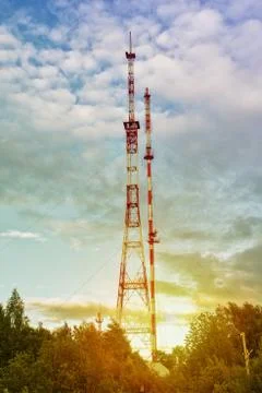 Communications tower Stock Photos