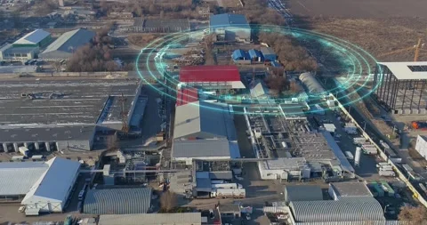 Communications tower. Telecommunication network repeaters. Antenna tower and Stock-Footage 275830326