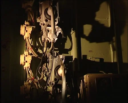 Communications  on warship Video stock 979950