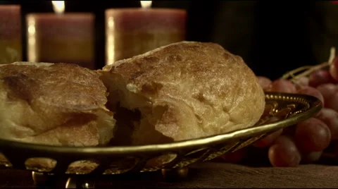 Communion Close Static (720p / 23.98) Stockbeeldmateriaal 2382640