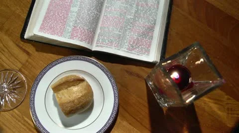 Communion Stock Footage 12418871