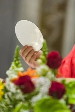 Communion Rite 库存照片