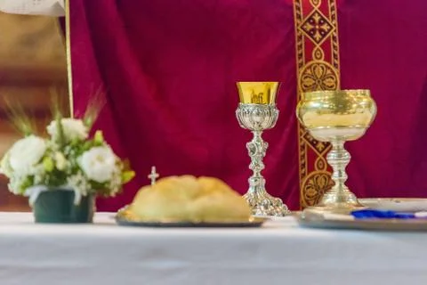 Communion Rite Stock Photos