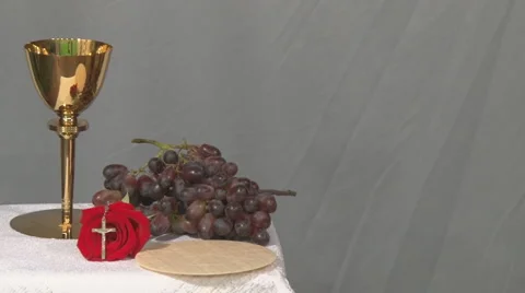Communion Stock Stock Footage 5090267