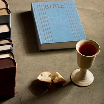 Communion under both kinds Stock Photos
