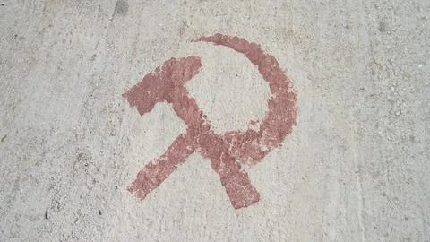 Communist Graffiti Stock Photos