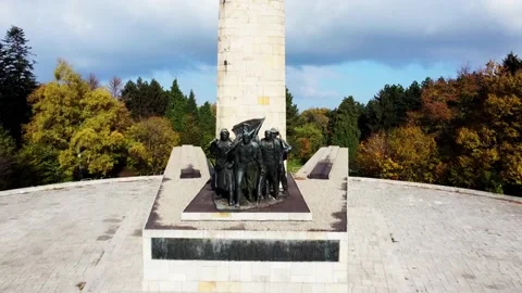 Communist monument dedicated to freedom Stock Footage 221310832