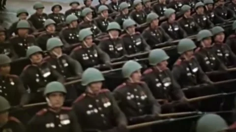Communist victory parade on Red Square 1945 (36) Stock Footage 239014082