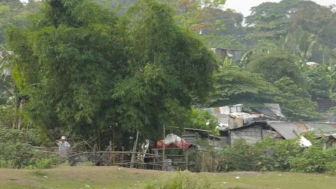 Communities in poverty in the Philippines 스톡 동영상 91261213
