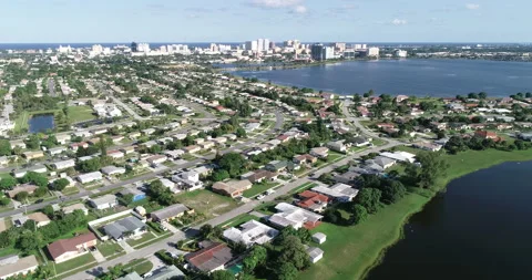 Communities of West Palm Beach Stock Footage 148782913