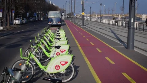 Community bicycle Stock Footage 70469331