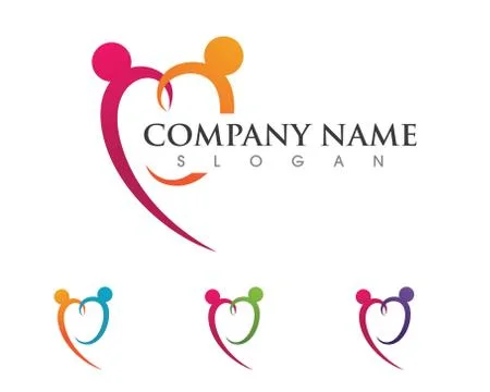 Community Care Logo Stock Illustration