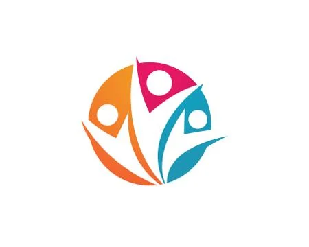 Community Care Logo Stock Illustration
