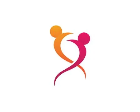 Community Care Logo Stock Illustration