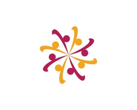 Community Care Logo Stock Illustration