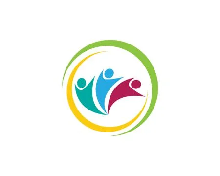 Community Care Logo Stock Illustration