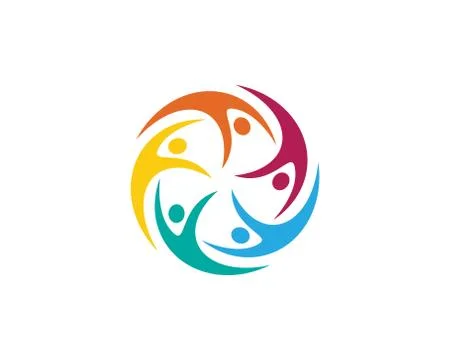 Community Care Logo Stock Illustration