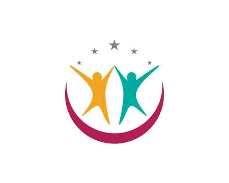 Community Care Logo Stock-Illustration