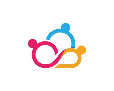 Community Care Logo Stock Illustration