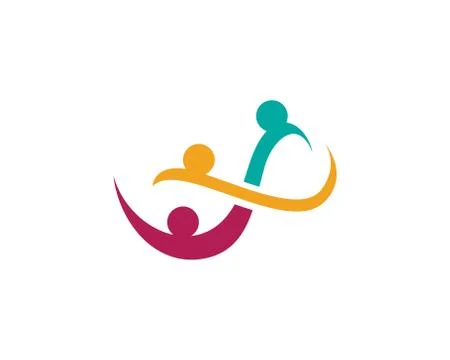 Community Care Logo Stock Illustration
