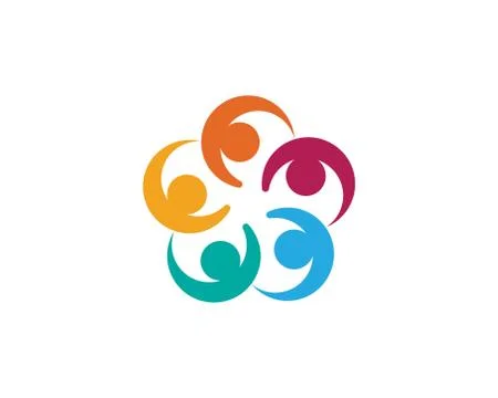 Community Care Logo Stock Illustration