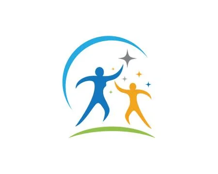 Community Care Logo Stock-Illustration