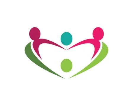 Community Care Logo Stock Illustration