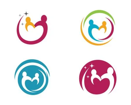 Community Care Logo Stock Illustration