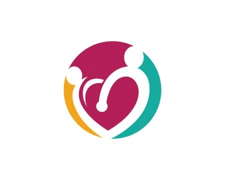 Community Care Logo Stock Illustration