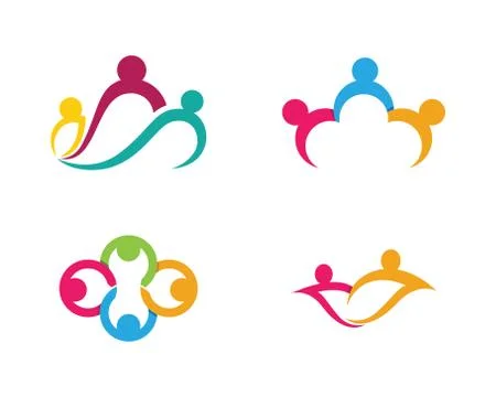 Community Care Logo Stock Illustration