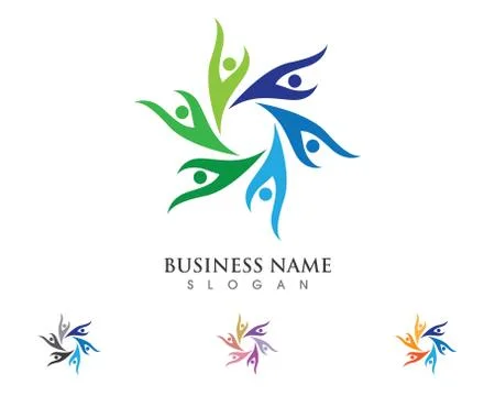 Community Care Logo Stock Illustration