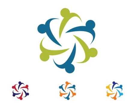 Community Care Logo Stock Illustration