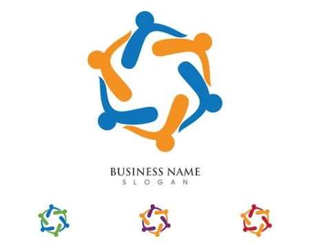 Community Care Logo Stock Illustration