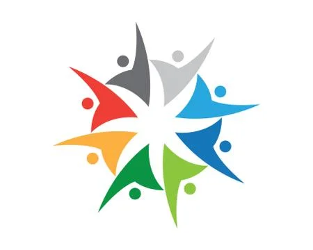 Community Care Logo Stock Illustration