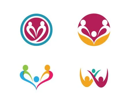 Community Care Logo Stock Illustration