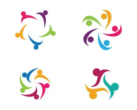 Community Care Logo Stock Illustration