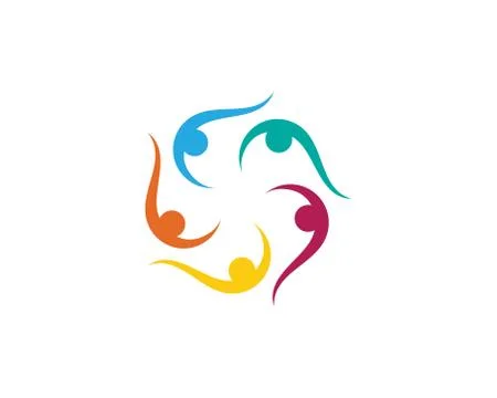 Community care Logo Stock Illustration