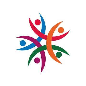 Community care Logo Pro Vector Stock Illustration