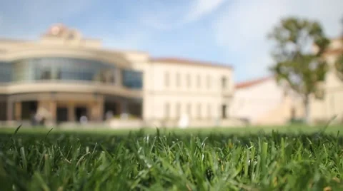 Community College Outside Grass Common Area 動画素材 2166992