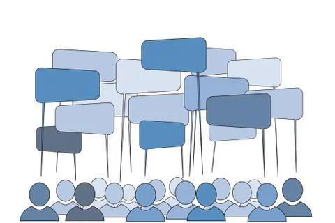 Community Concept Stock Illustration