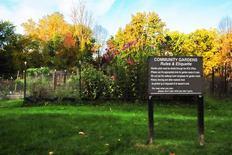 Community garden Stock Photos