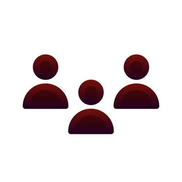 Community gradient logo design template icon Stock Illustration