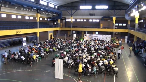 Community Hall 1 Video stock 56939368