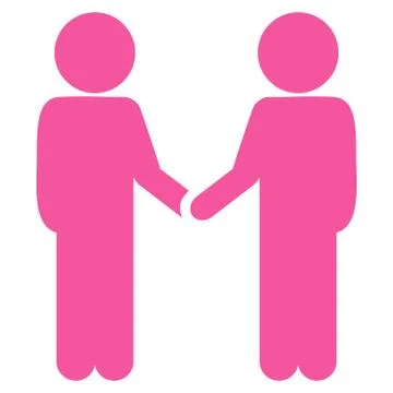 Community Handshake Icon Stock Illustration