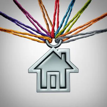 Community House Stock Illustration