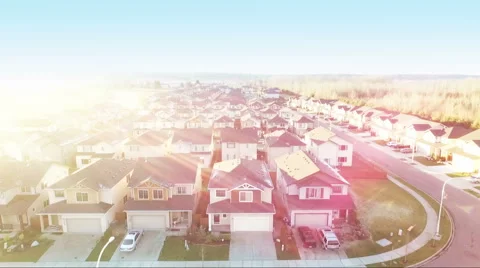 Community houses Stock Footage 58722862
