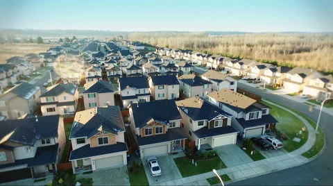 Community houses Stock Footage 58723906