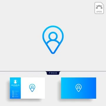 Community human logo template vector illustration icon element isolated Stock Illustration